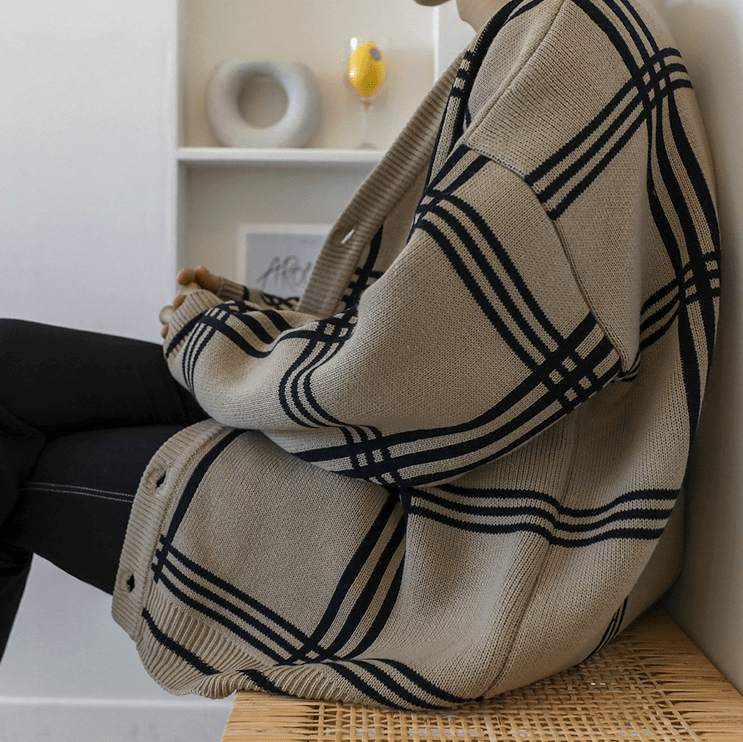Cardigan Heren – Tijdloze V-hals Vest met Knopen in 3 Kleuren