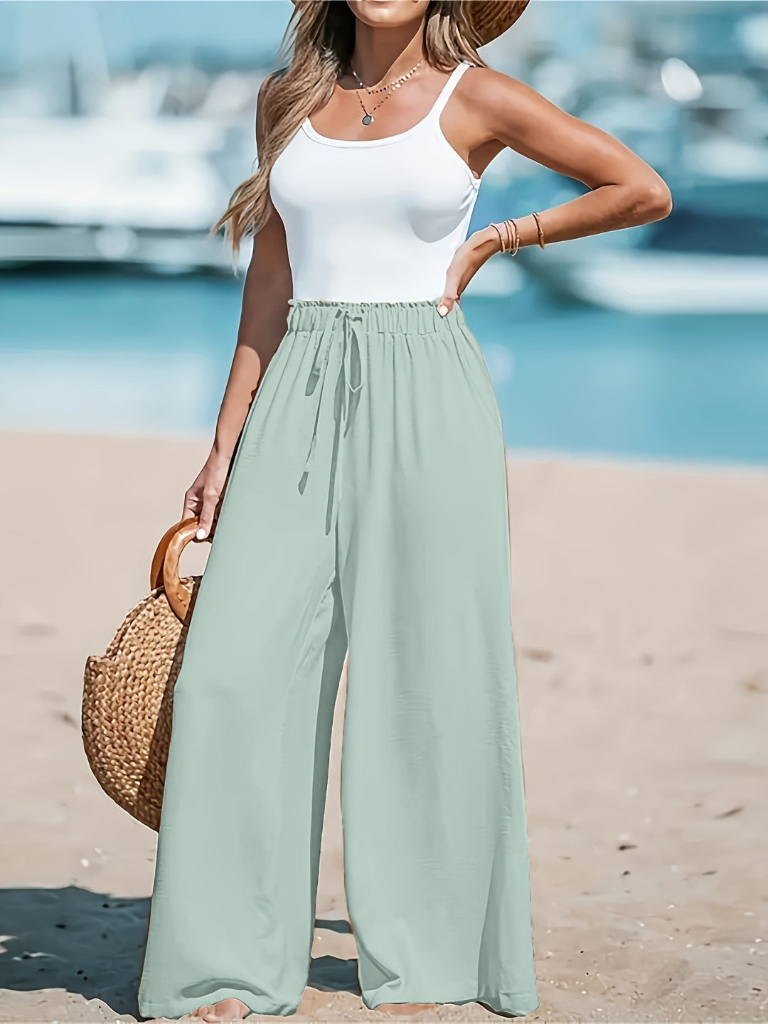 AVÉA™ | Elegante Wide-Leg Broek