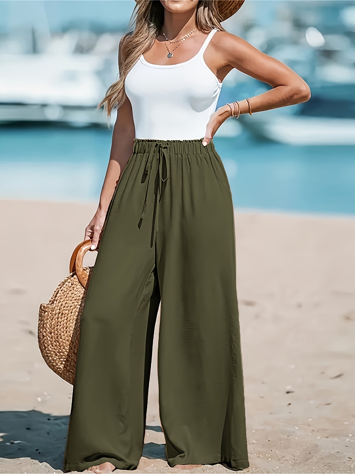 AVÉA™ | Elegante Wide-Leg Broek