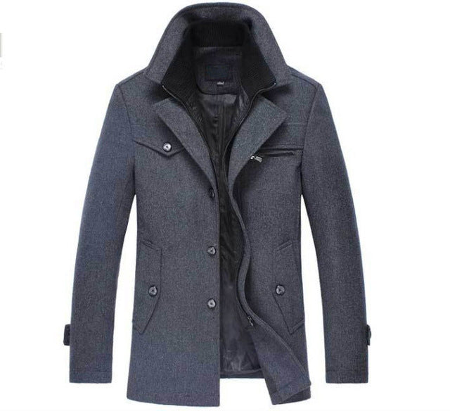 William Dupré | Luxe Wollen Winter Piekjas voor Heren
