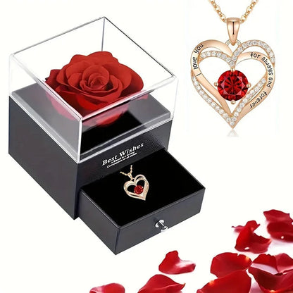 HeartLove™ | Ruby Necklace | Present box