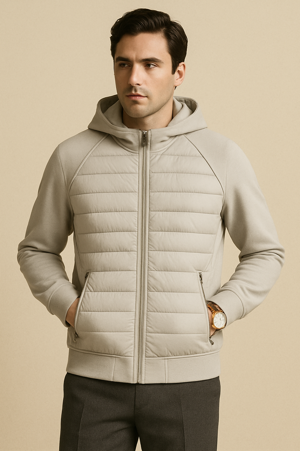 Sophie Martel | Loose Fit Round Hem Jas – Moderne Elegantie & Comfort