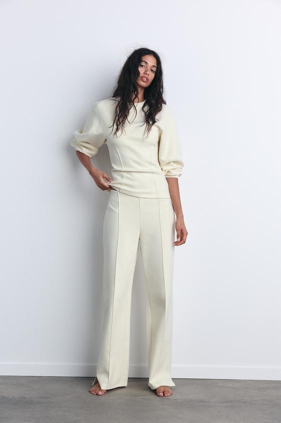 Jade - Trendy Knit Two-Piece with Split