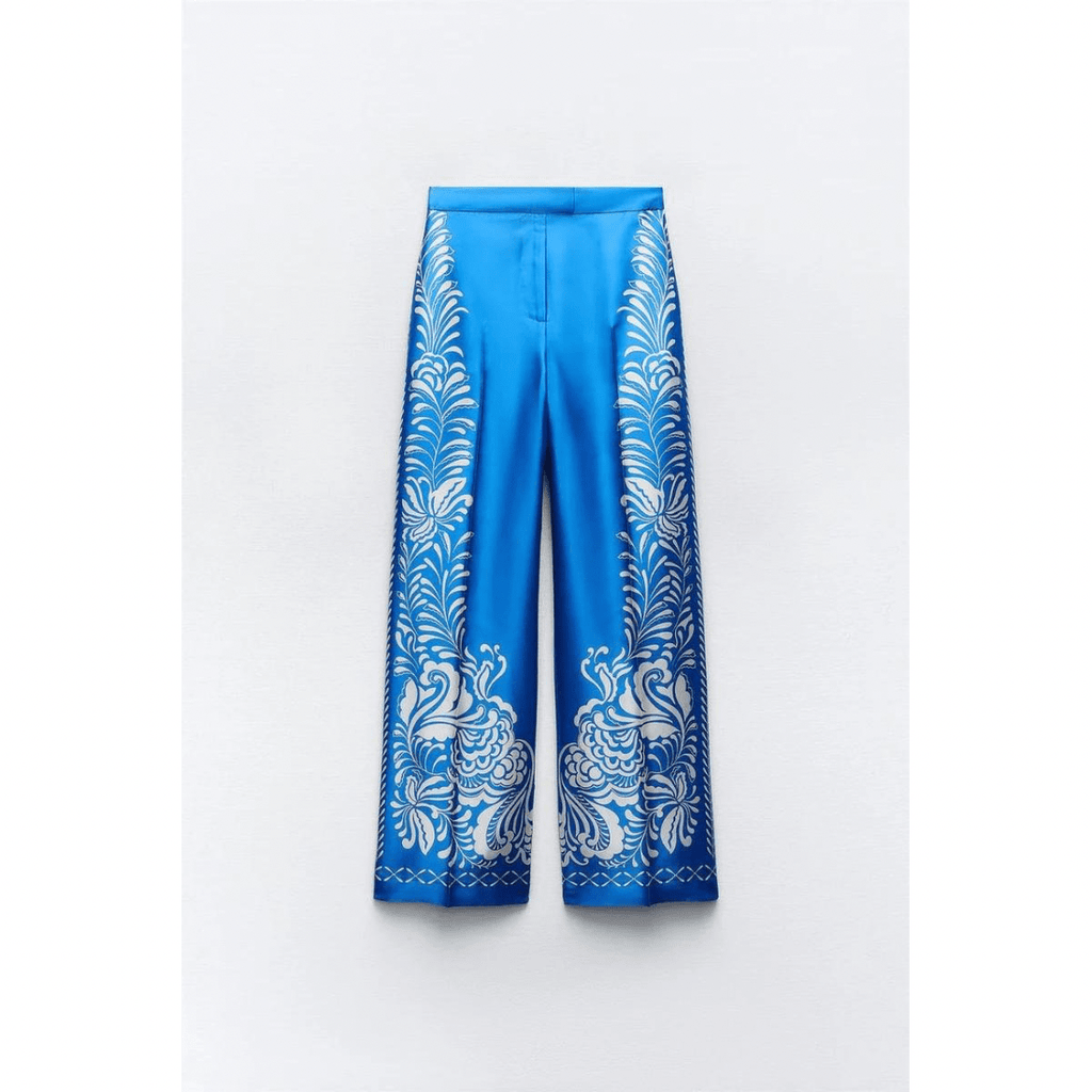Lancia™ - Satin Print Trousers