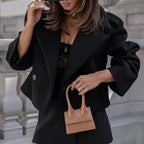 Isabelle – Short Woolen Double Breasted Coat