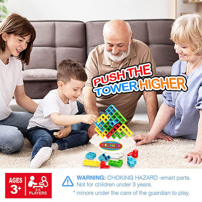 TetraTower™️| Family Evening Pile of Play Fun 