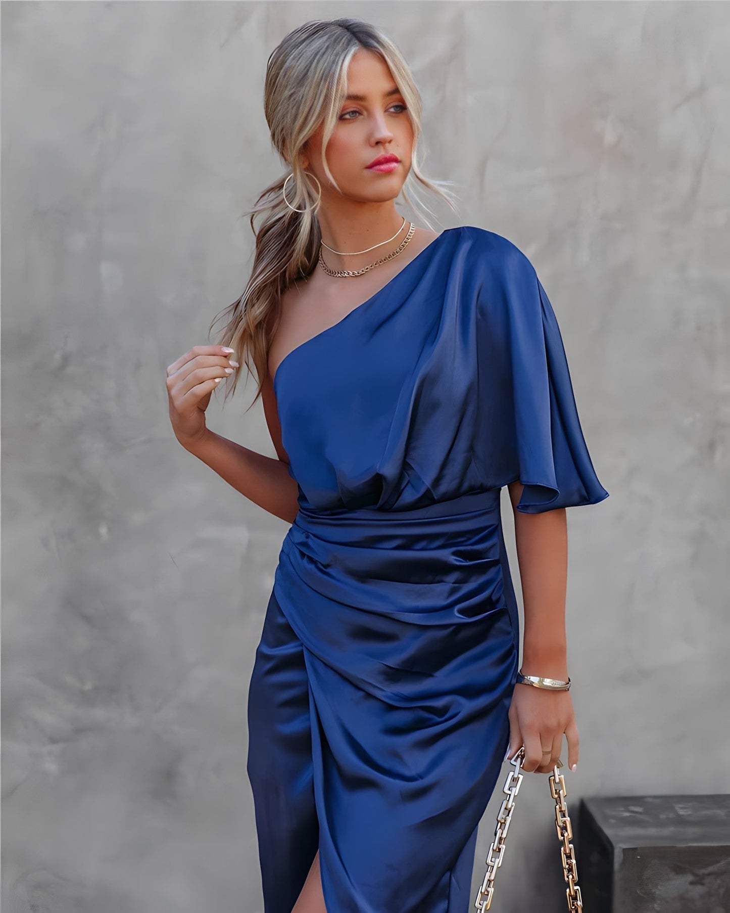 Alicia™ | Elegant silk party dress 