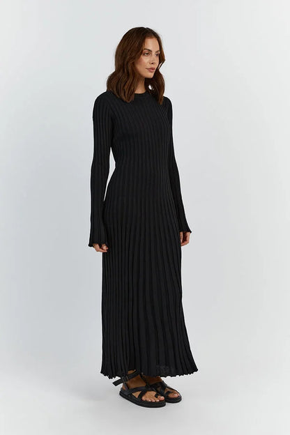 Louia™ | Knitted Dress with Long Sleeves