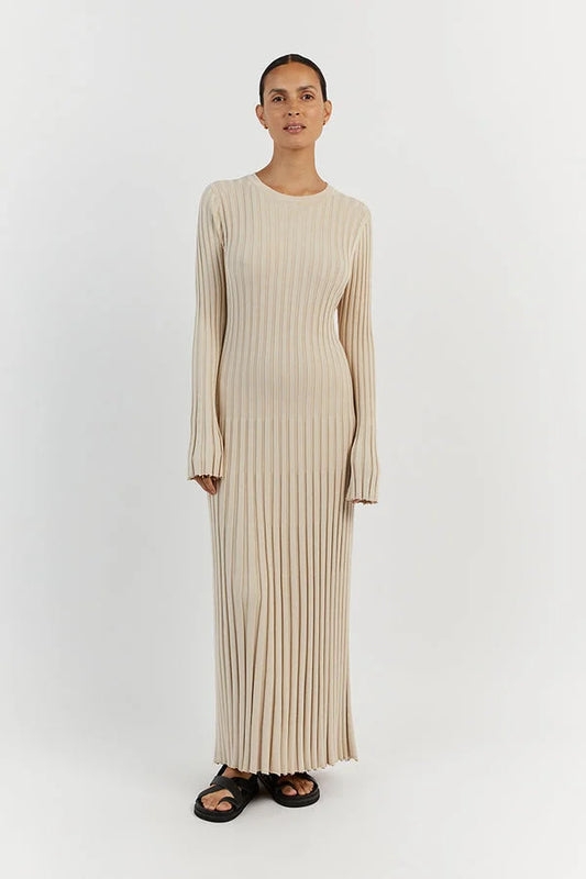 Louia™ | Knitted Dress with Long Sleeves