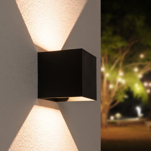 Luxuriöse schwarze LED-Lampe | Kabellose Stimmungslampe