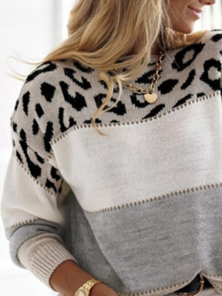 Alina™ | Leopard pattern sweater 